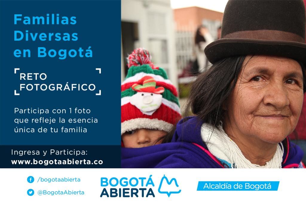 Participe del Reto Fotográfico ‘Familias Diversas en Bogotá’