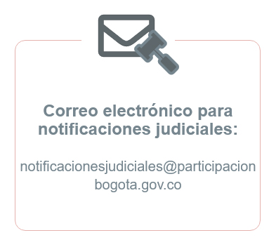 Correo electrónico para notificaciones judiciales