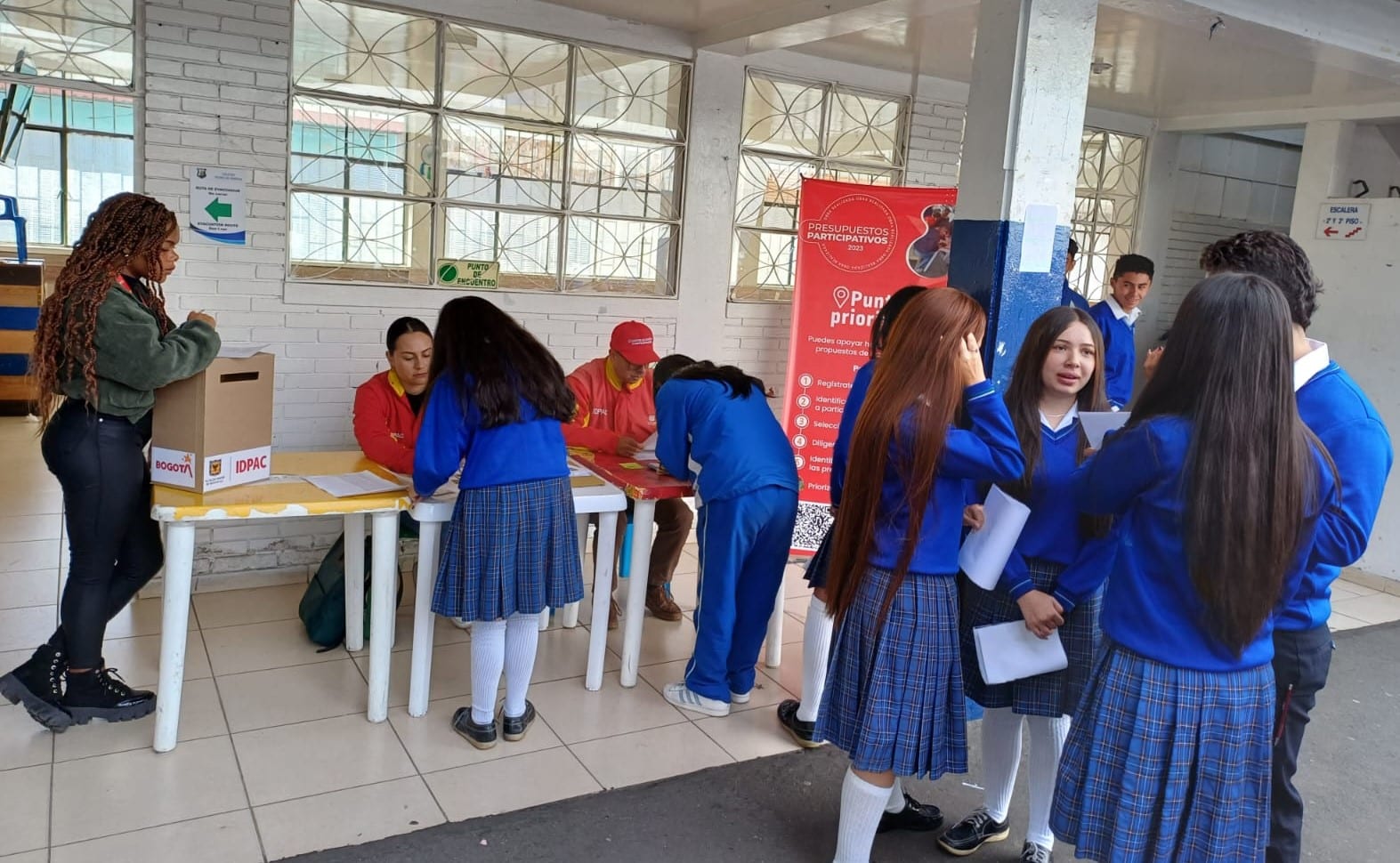 Colegio Pedro Heredia con Presupuestos Participativos