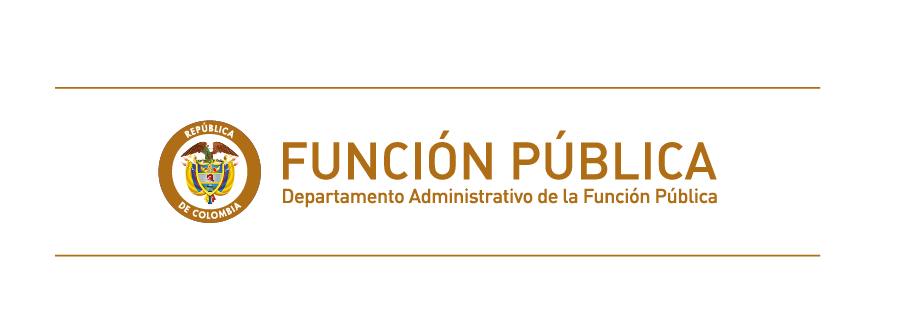 DEPARTAMENTO ADMINISTRATIVO DE LA FUNCIÓN PÚBLICA