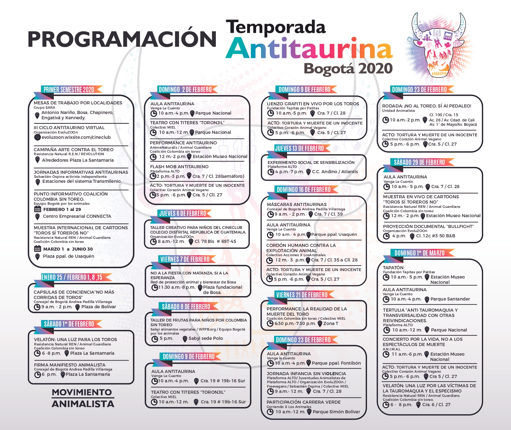 Prográmese y Participe en la ‘Fiesta No Brava’ 