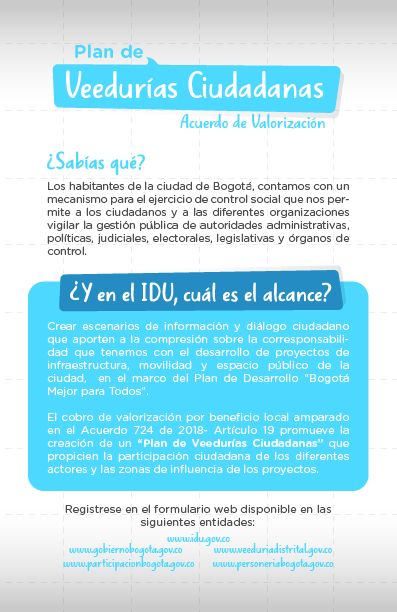 Participe del ‘Proceso de Conformación de las Veedurias Distritales’