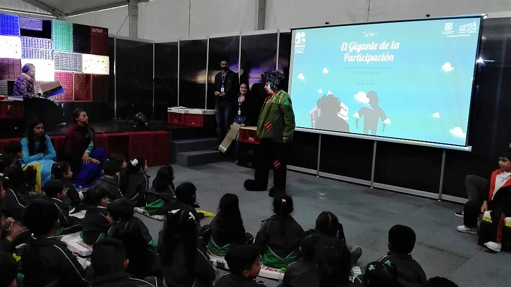 A través de lecturas dramatizadas la Biblioteca de la Participación llega a niñas y niños