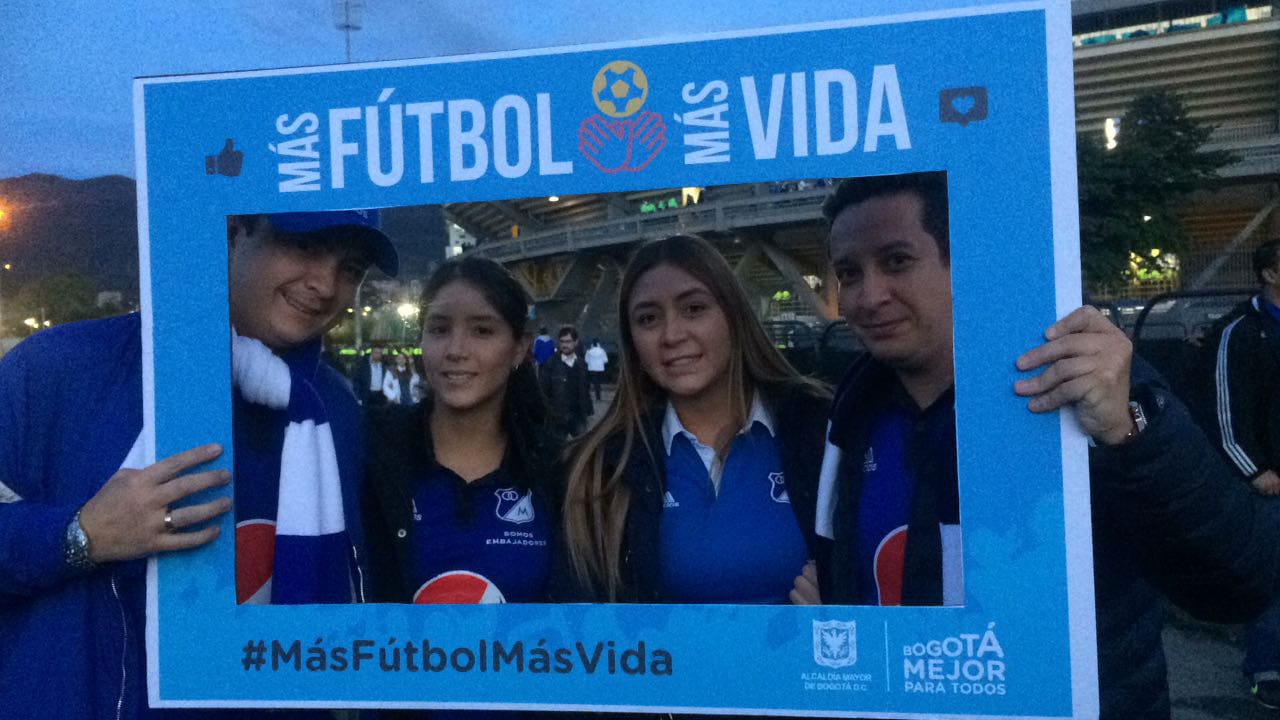 Medidas de Seguridad del partido Millonarios Vs Santa Fe, en la Copa Sudamericana