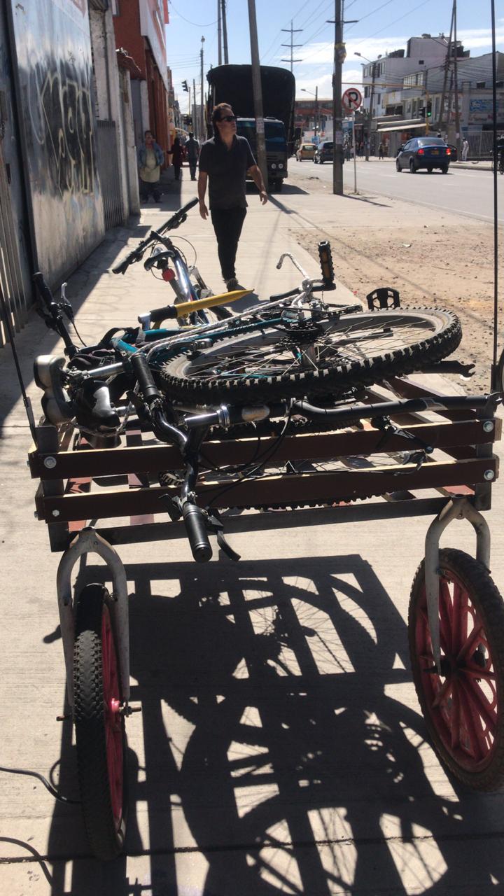 ​​Estamos recuperando bicicletas para donar a la población migrante venezolana