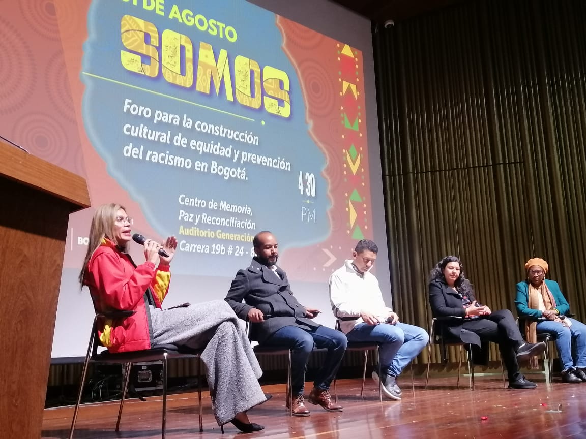 “SOMOS”, EL FORO PARA LA CONSTRUCCIÓN CULTURAL DE EQUIDAD Y PREVENCIÓN DEL RACISMO EN BOGOTÁ