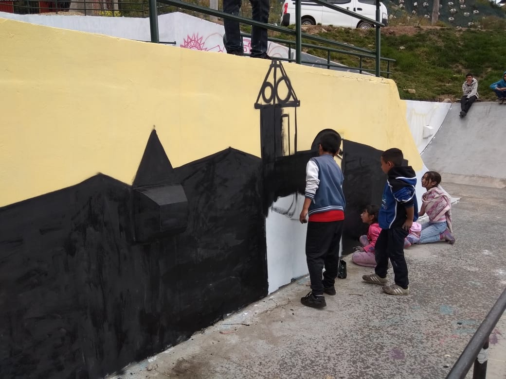 La revolución juvenil del color que transformó el SkatePark de Alpes del Futuro