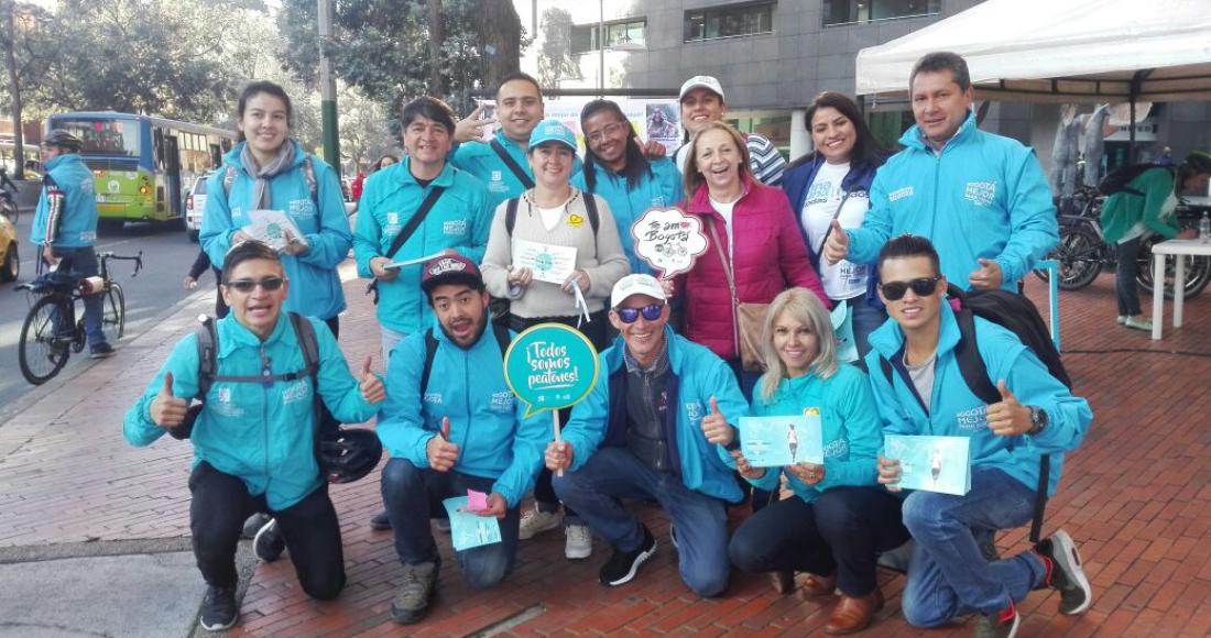 Participación Bogotá impulsará la movilidad peatonal en el Día sin Carro y Sin Moto