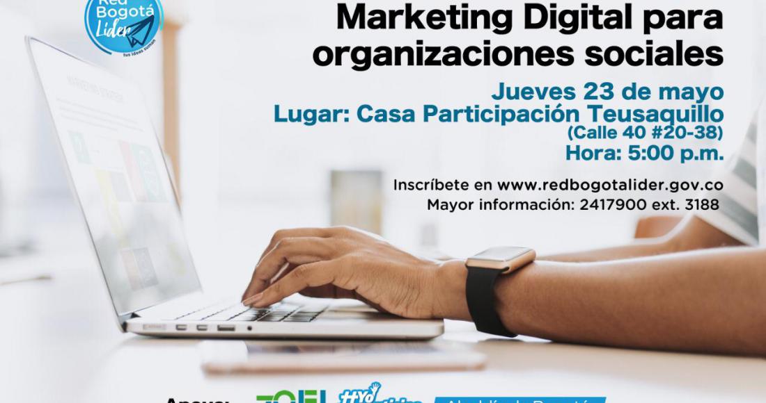 Inscríbase al taller de Marketing Digital para Organizaciones Sociales