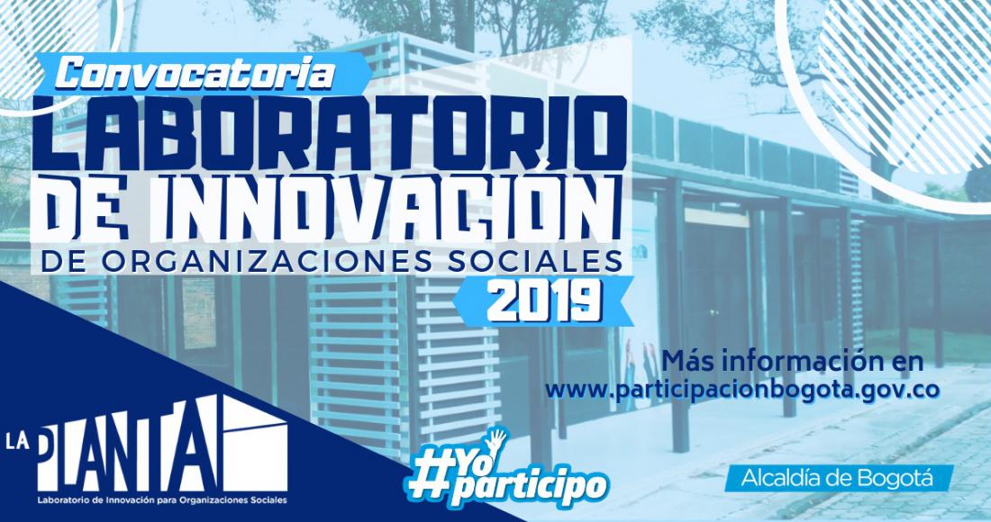 Abierta Convocatoria 2019 'Laboratorio de Innovación de Organizaciones Sociales'