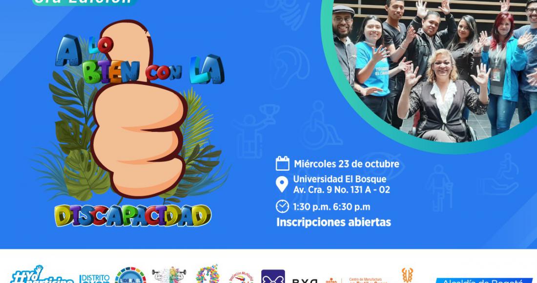 Inscríbase al evento ‘A lo Bien con la Discapacidad’ en su tercera versión