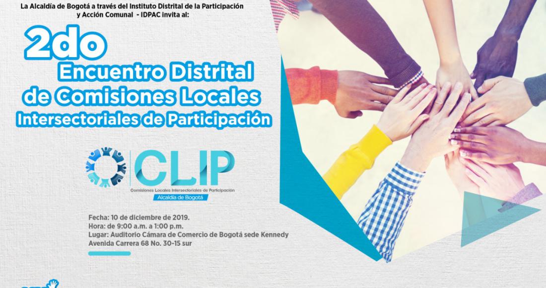 Segundo Encuentro Distrital de Comisiones Locales Intersectoriales de Participación