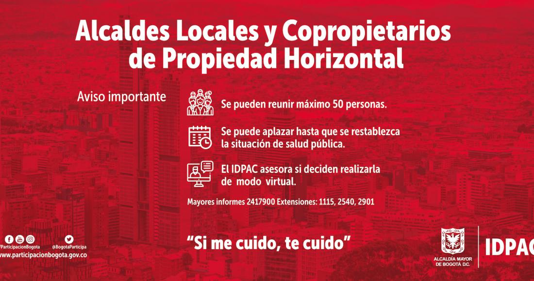 Recomendaciones sobre realización de Asambleas de Propiedad Horizontal