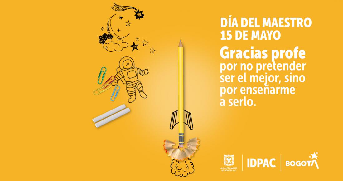 IDPAC felicita a los maestros en su día, una profesión de trabajo, entrega y sacrificio