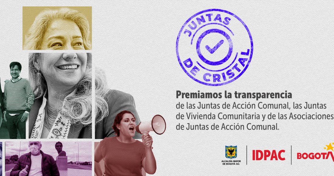 El IDPAC premia la transparencia de tu organización comunal: Juntas de Cristal 