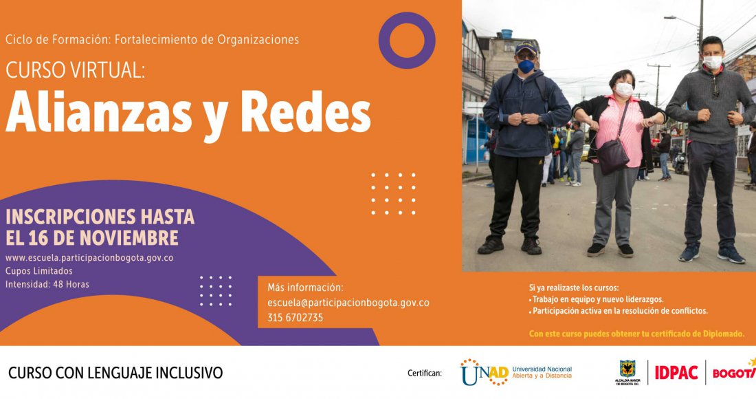 Tercer curso virtual gratuito: ‘Alianzas y Redes’