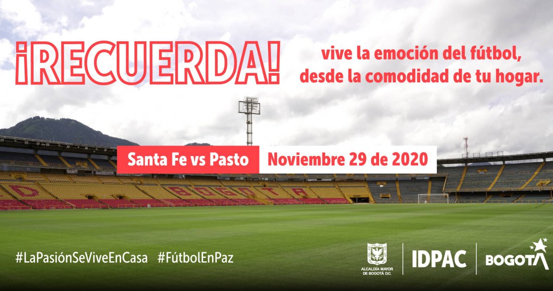 Santa Fe busca su paso a cuartos de final por la Liga Betplay ante Pasto