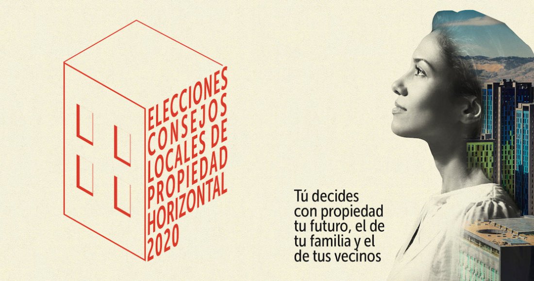 Inicia elección de los Consejos Locales de Propiedad Horizontal 2020