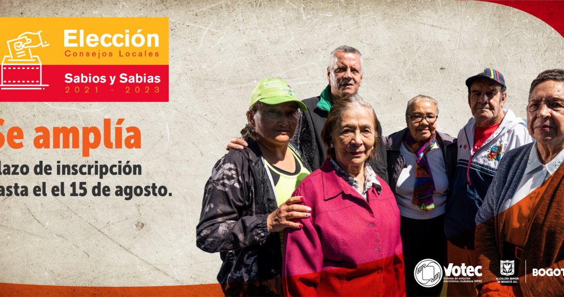  Se amplía plazo de inscripción para Elección de los Consejos Locales de Sabios y Sabias 2021 - 2023