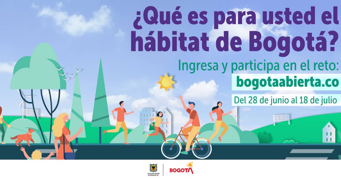 Participe en el reto: ‘¿Qué es para usted el hábitat de Bogotá?’