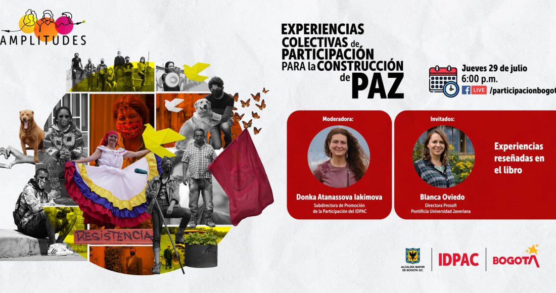 Facebook Live: ‘Experiencias Colectivas de Participación para la Construcción de Paz’