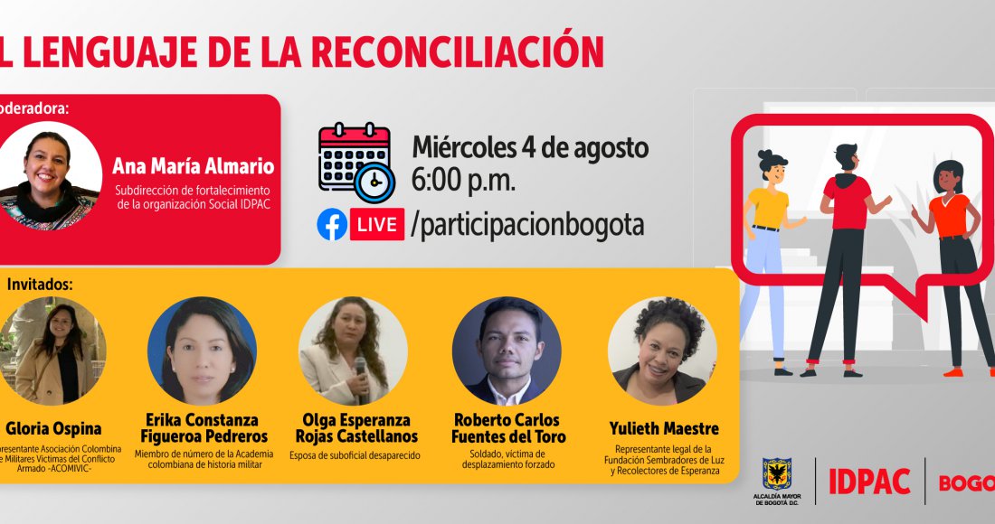 Ingresa al Facebook Live: ‘El Lenguaje de la Reconciliación’
