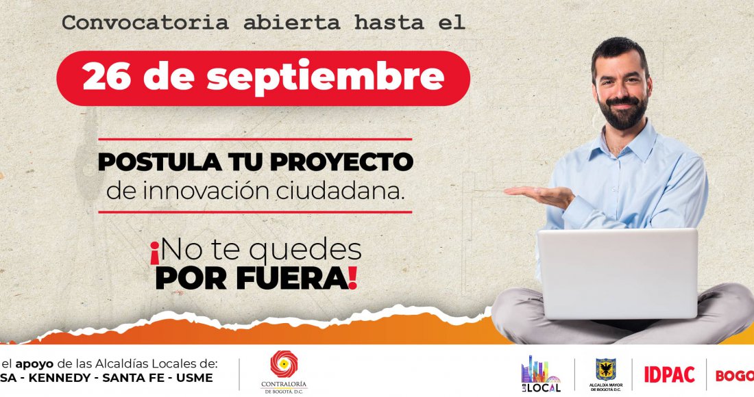 Atención: postula tu proyecto de innovación ciudadana hasta el 26 de septiembre 