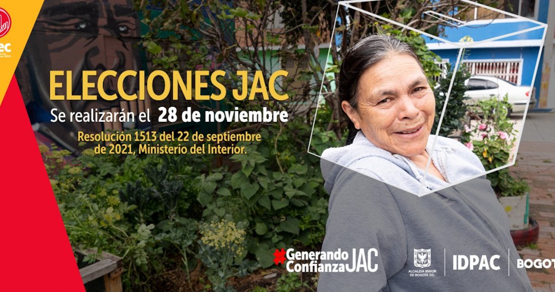 Elecciones JAC se realizarán el 28 de noviembre de 2021