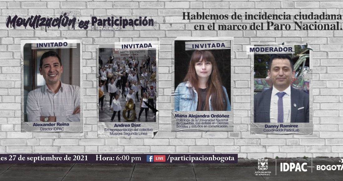 Prográmese con el lanzamiento del Paper: Movilización es Participación