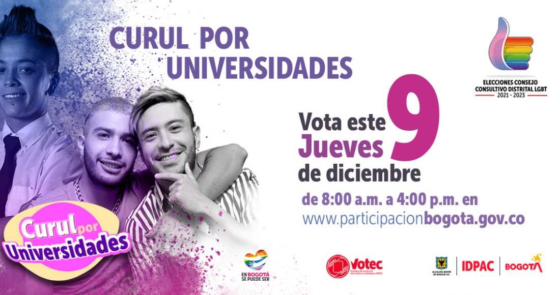 Hoy se realizan las Elecciones Atípicas del Consejo Consultivo Distrital LGBT 2021 – 2023