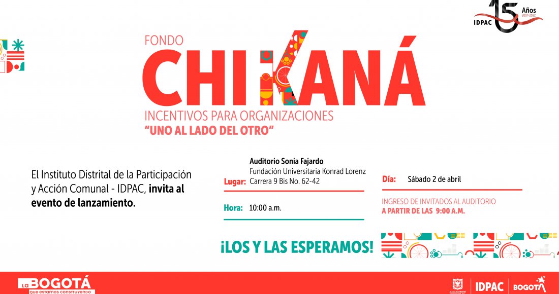 IDPAC Abre Pre-Registro para el Lanzamiento del Fondo Chikaná