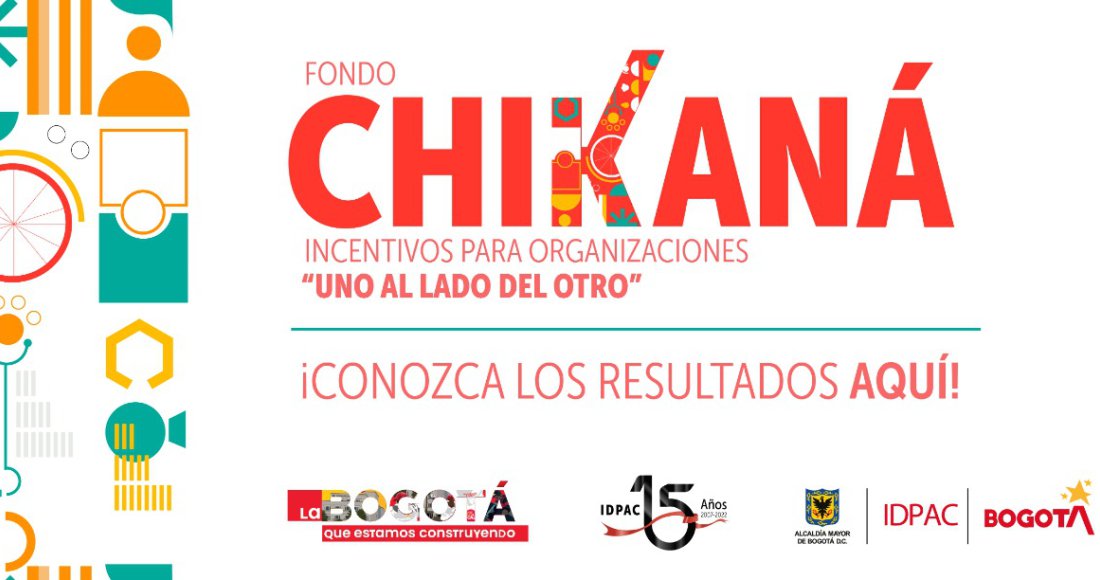 CONOZCA LOS GANADORES DE LA CONVOCATORIA DEL FONDO CHIKANÁ “UNO AL LADO DEL OTRO”