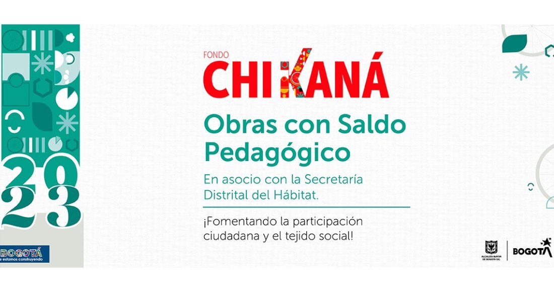 banner chikaná obras saldo pedagógico 2023