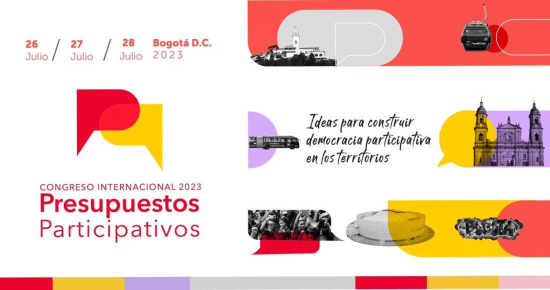  Banner congreso presupuestos participativos 2023