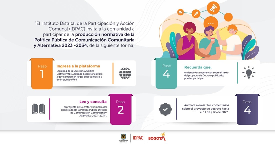 Política Pública Distrital de Comunicación Comunitaria y Alternativa 2023-2034