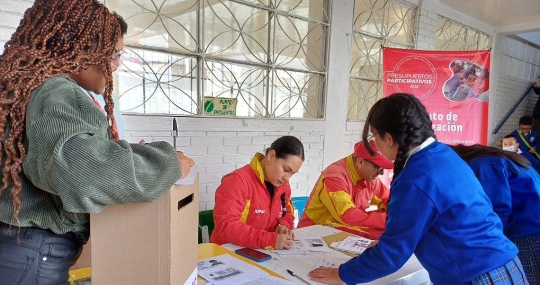 Colegio Pedro de Heredia con Presupuestos Participativos