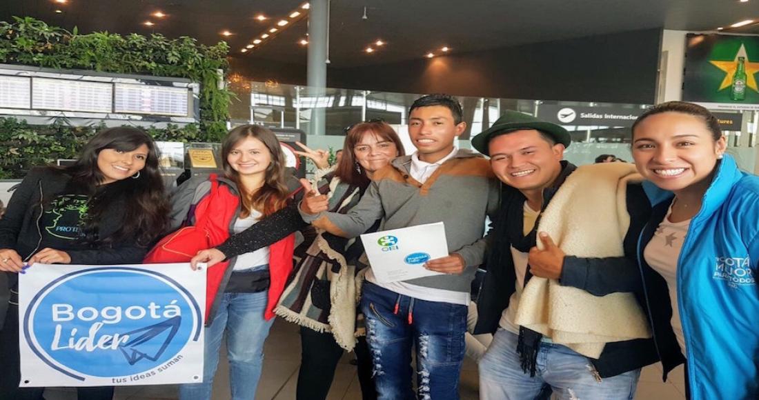 Pasajeros de Bogotá Líder con destino a España