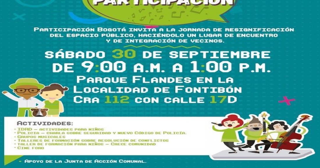 El ‘Festival de la Participación’ llega al parque Flandes en Fontibón