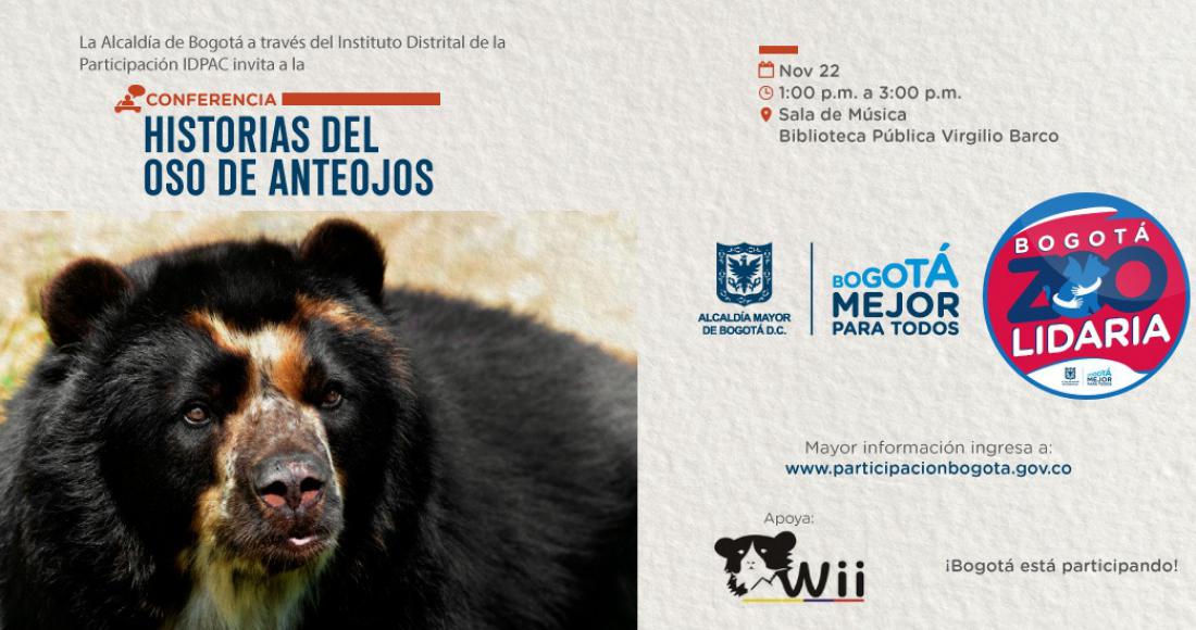 conferencia “Historias del Oso de Anteojos