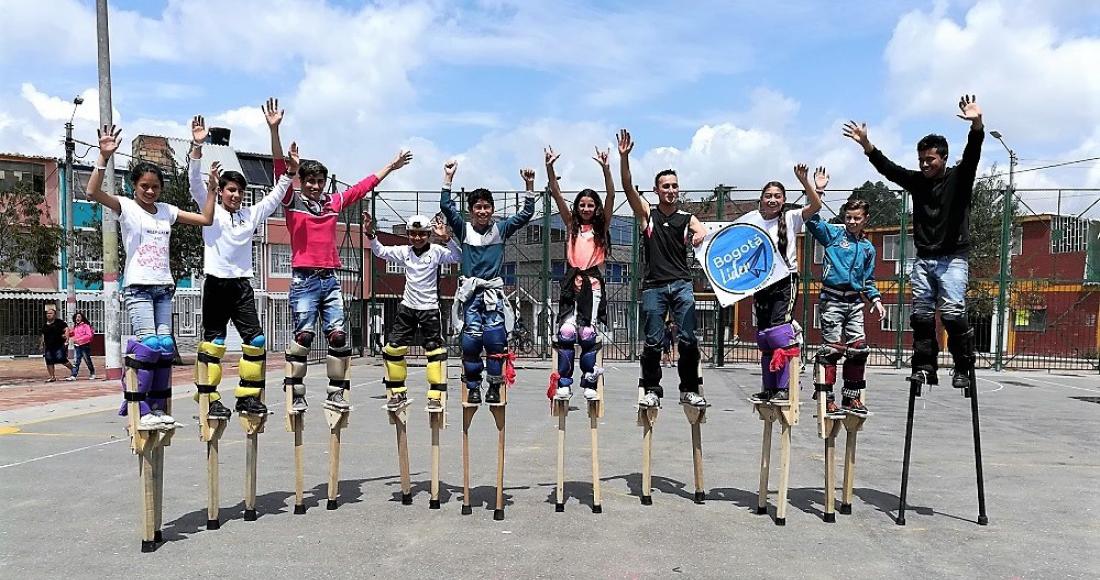 “Los zancos nos hacen felices”: experiencias Bogotá Líder en Bosa