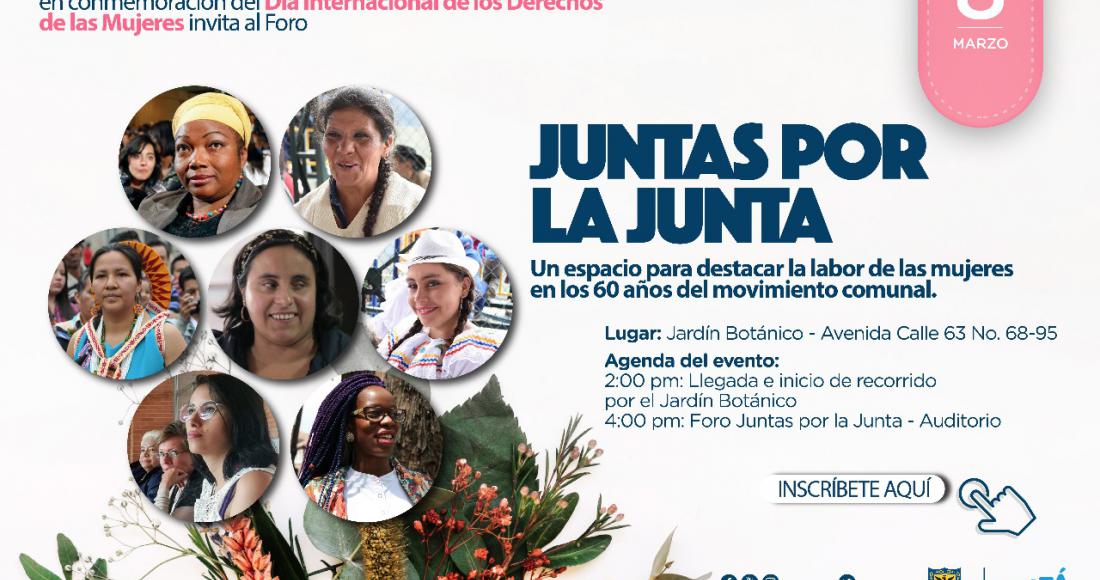 "JUNTAS POR LA JUNTA" FORO PARA CONMEMORAR EL DÍA INTERNACIONAL DE LOS DERECHOS DE LAS MUJERES