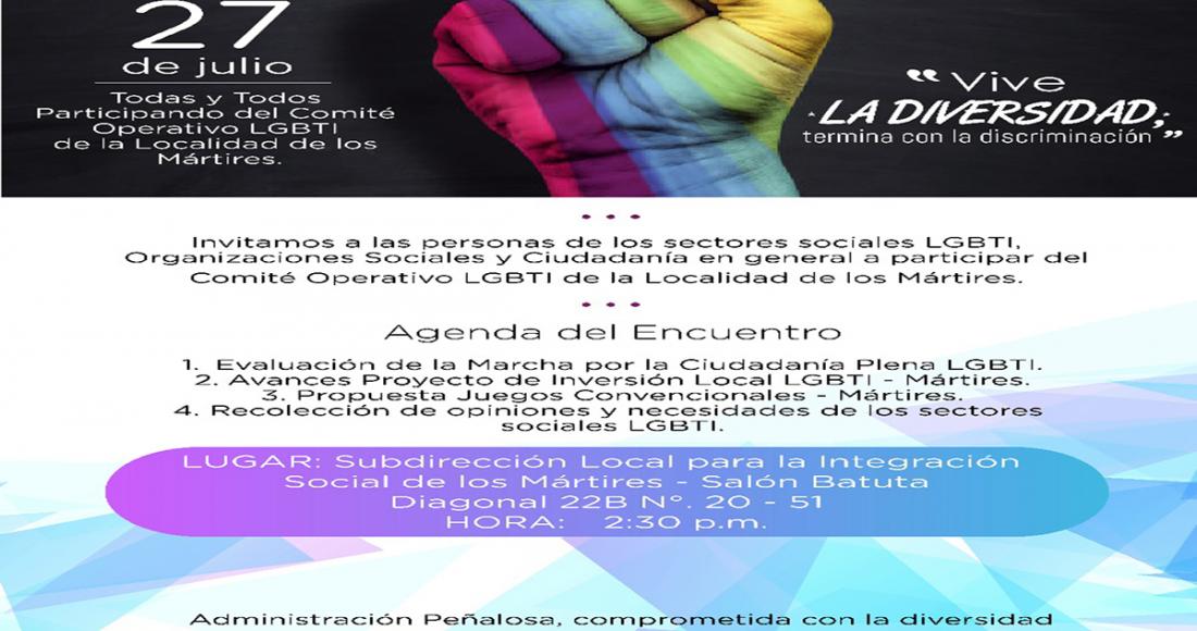 Comité Operativo LGBTI de la localidad de Los Mártires
