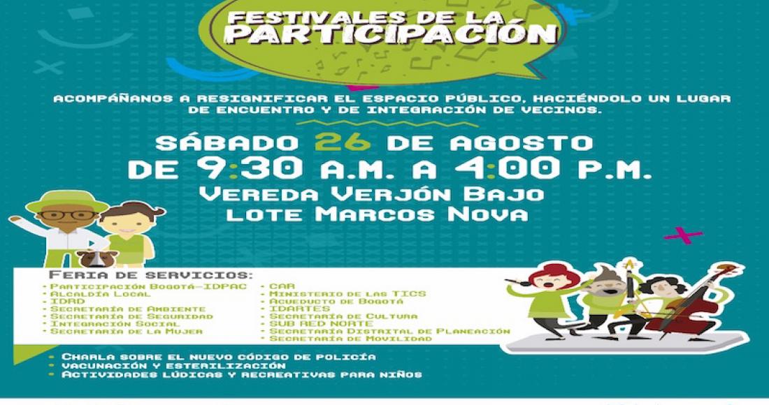  EL ‘FESTIVAL DE LA PARTICIPACIÓN’ LLEGA A LA ZONA RURAL DE CHAPINERO