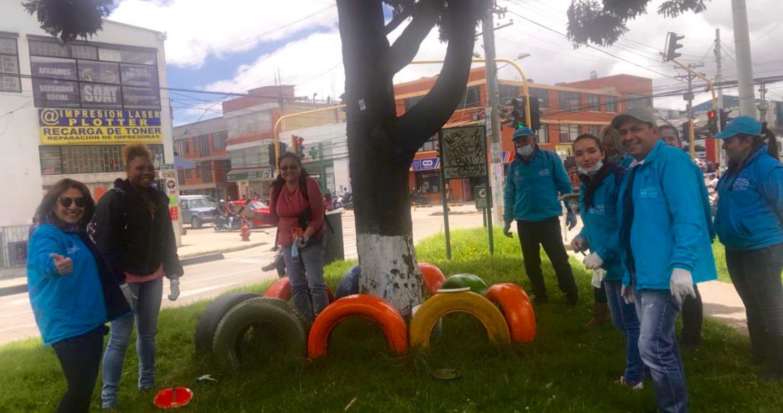 Desechos orgánicos de parque en Usaquén son convertidos en abono en Bosa