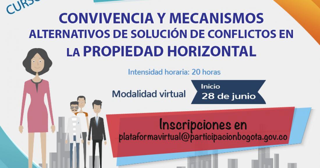 Últimos cupos para ‘Curso Virtual de Propiedad Horizontal’ en el IDPAC