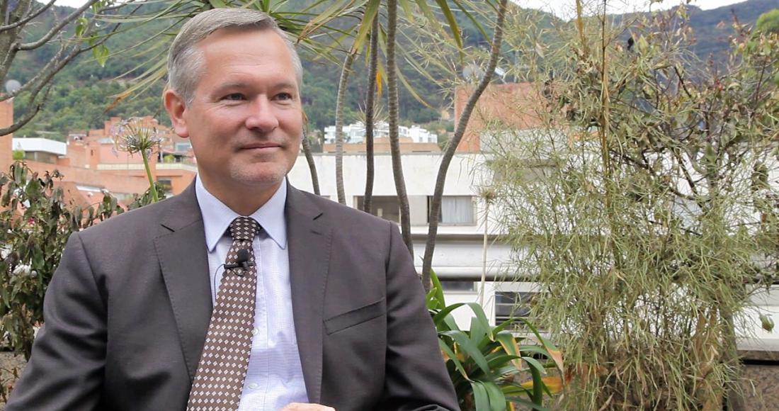 Foto: Embajador de Francia en Colombia, Gautier Mignot.