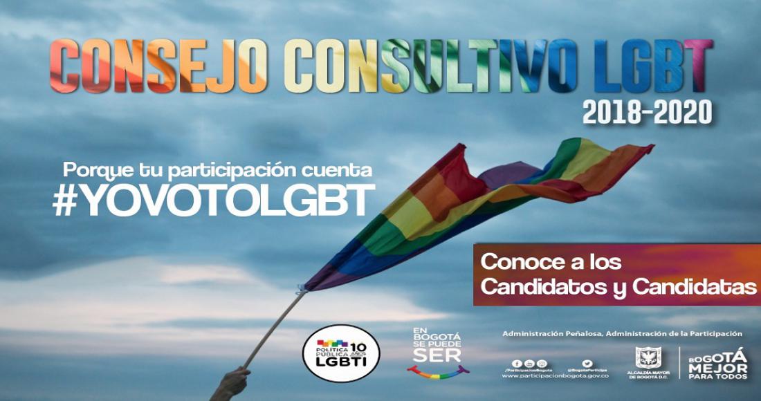 Conozca a los candidatos y candidatas al Consejo Consultivo LGBT 2018 – 2020 
