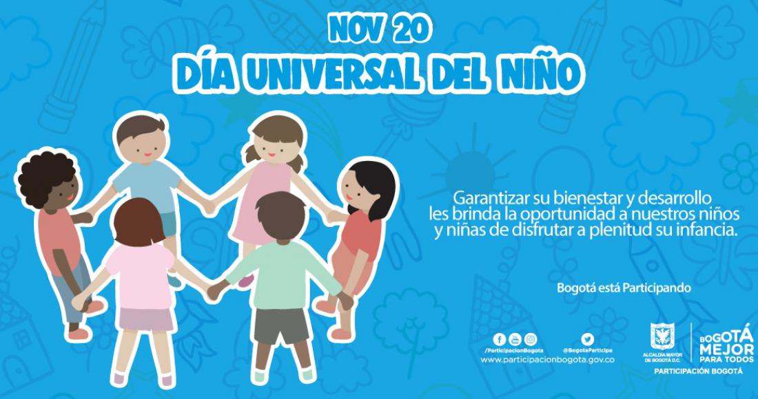 20 de noviembre: Conmemoración del Día Universal del Niño 