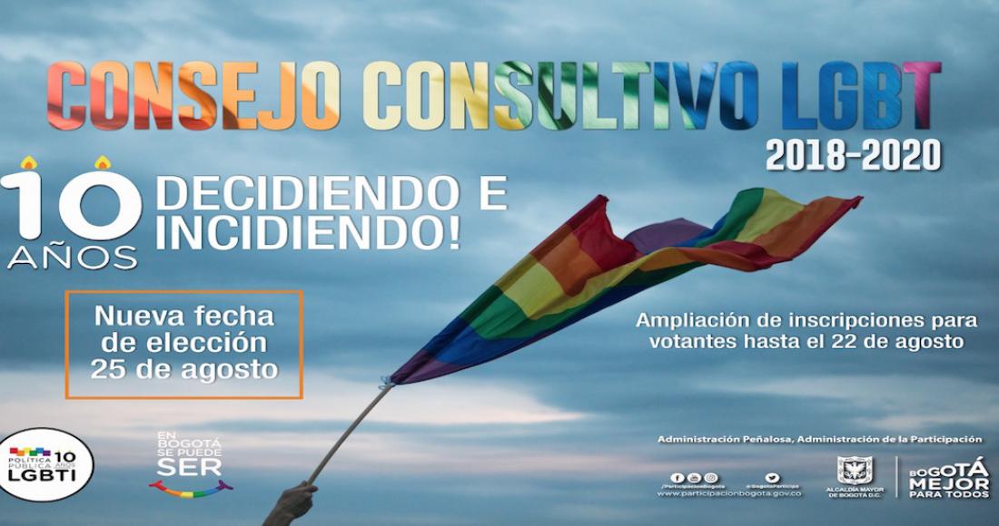 Boletín informativo # 6: Elección Consejo Consultivo LGBT 2018-2020