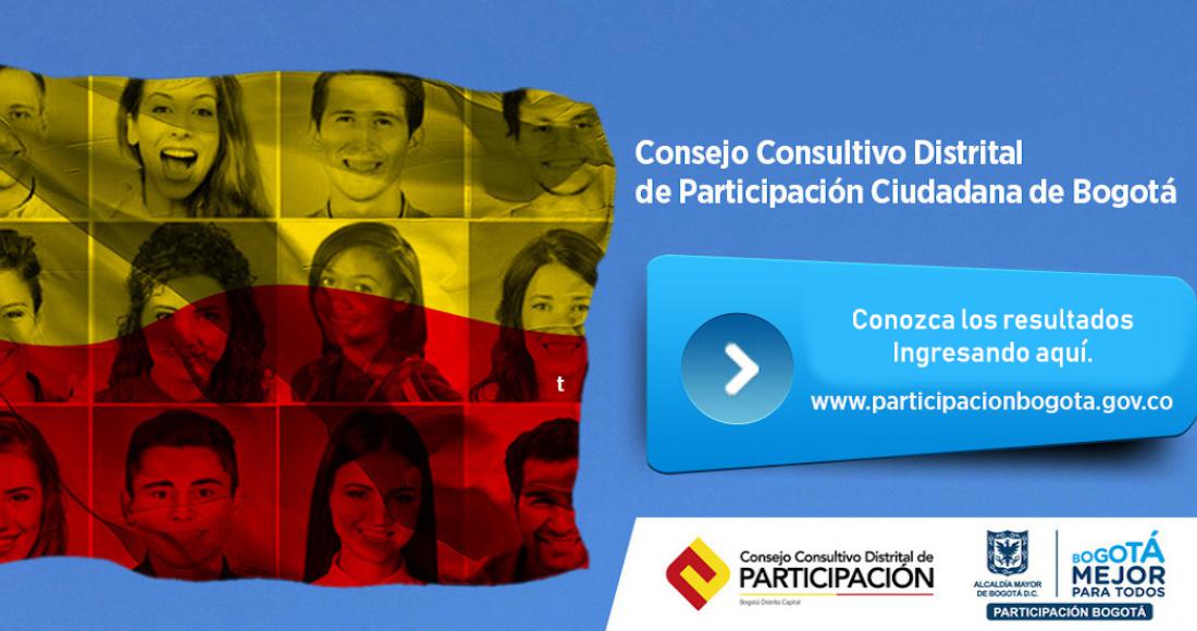 Resultados Consejo Consultivo Distrital de Participación Ciudadana